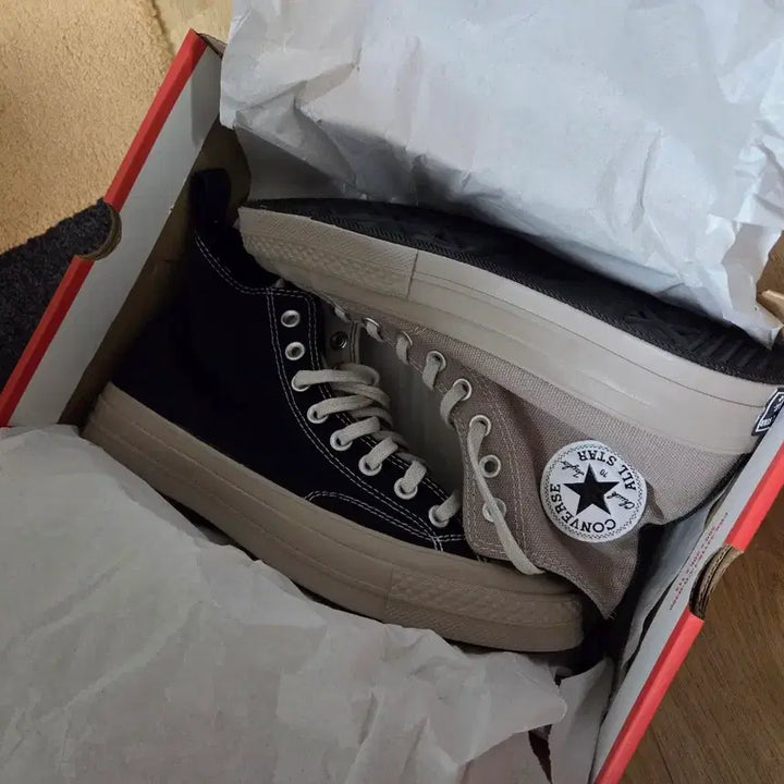 [BUNJANG] Converse Chuck Taylor GTX High Black Sneakers / 컨버스 척테일러gtx하이블랙