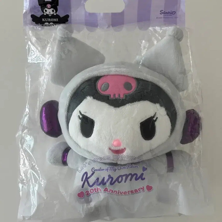 [BUNJANG] Sanrio Kuromi 20th Anniversary Plush Doll / 쿠로미 20주년 봉제인형