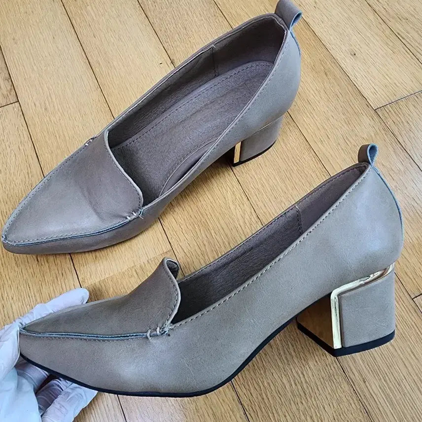 [SOLD OUT] 5cm 미들힐 펌프스 로퍼 245