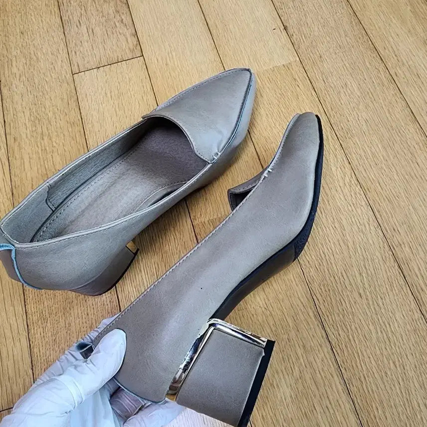 [SOLD OUT] 5cm 미들힐 펌프스 로퍼 245