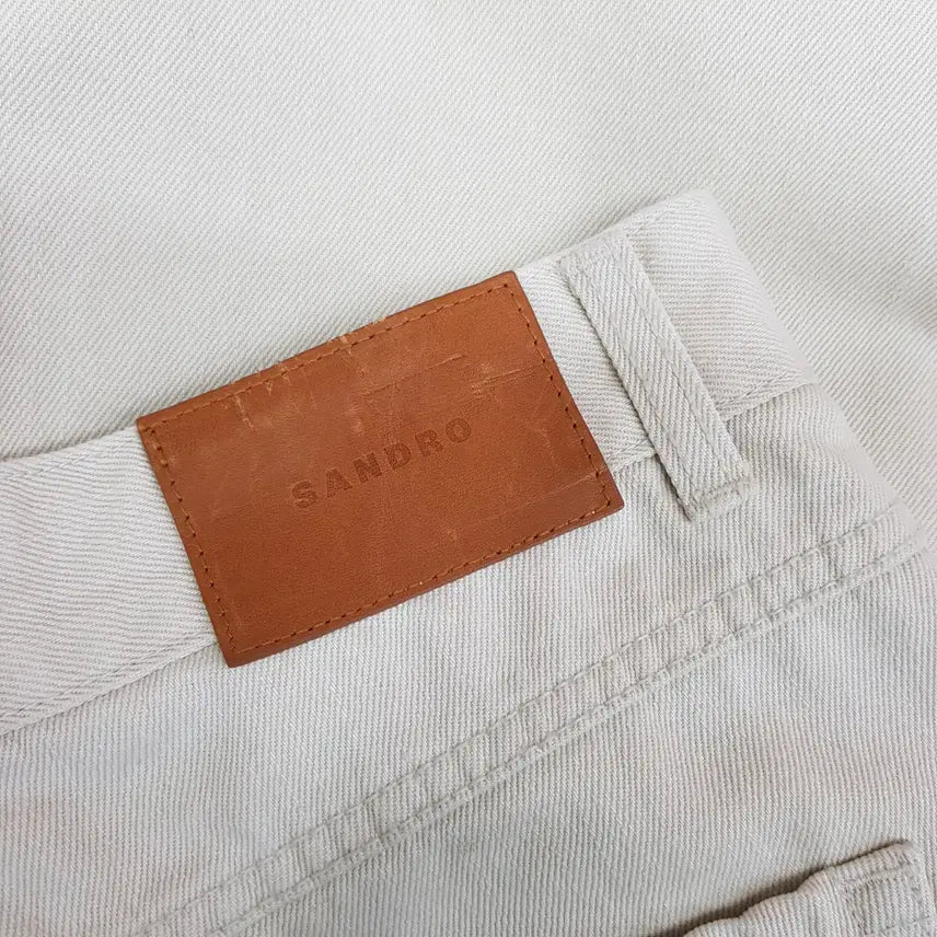 [BUNJANG] Sandro 2023 Wide Cotton Denim Pants / 산드로 2023 와이드 코튼 데님 팬츠 32사이즈