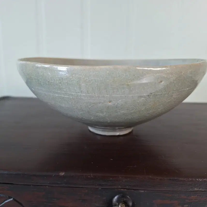[BUNJANG] Goryeo Dynasty Inlaid Celadon Bowl / 근대사 옛날 민속품 도자기 고려 상감 청자 대접