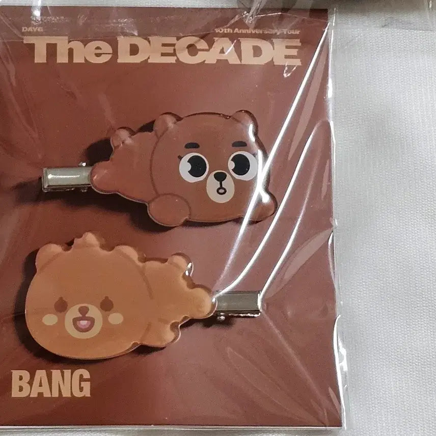 [SOLD OUT] 데이식스 데니멀즈 쁘띠멀즈 헤어클립 방 성진