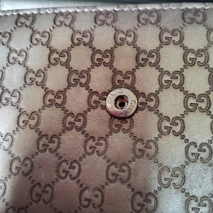 [BUNJANG] Gucci GG Logo Chain Wallet Clutch / 구찌 GG 로고 체인장 지갑 클러치