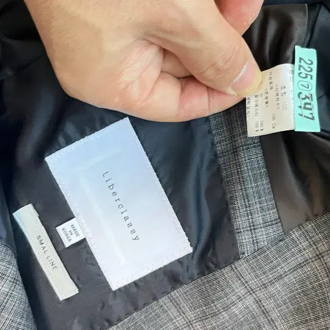 [BUNJANG] Riverclass Check Pattern Suit Set / 리버클래시 정장세트