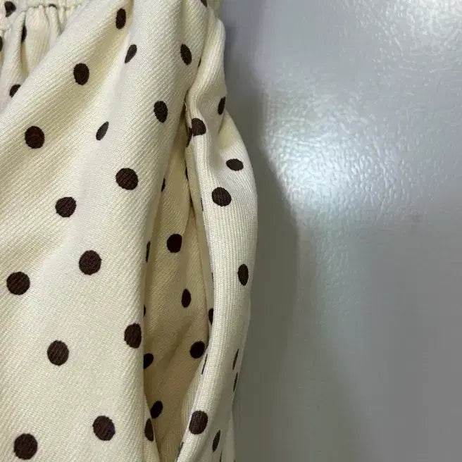 [SOLD OUT] 아이보리 도트 롱 스커트