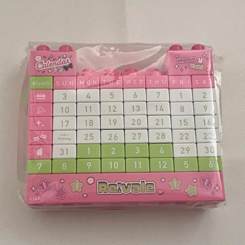 [BUNJANG] Idolish7 Re:vale Perpetual Block Calendar / 아이나나 리바레 만년 블록 캘린더 아이돌리쉬세븐