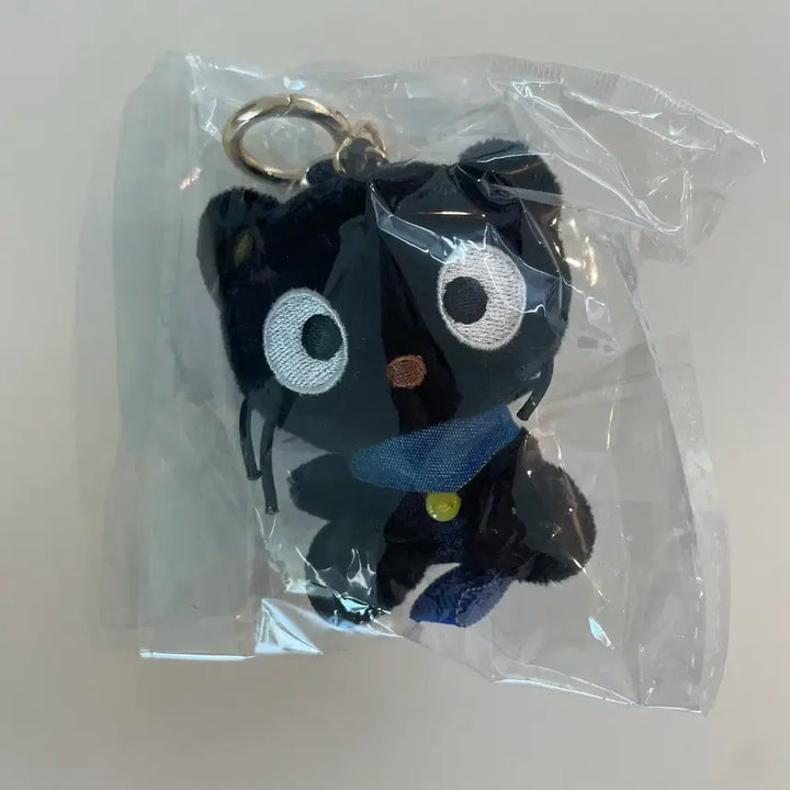 [BUNJANG] Sanrio Hangyodon Chococat Denim Mini Doll Keychain 8cm / 새상품) 한교동 초코캣 데님 미니 인형 키링 8cm 산리오 정품