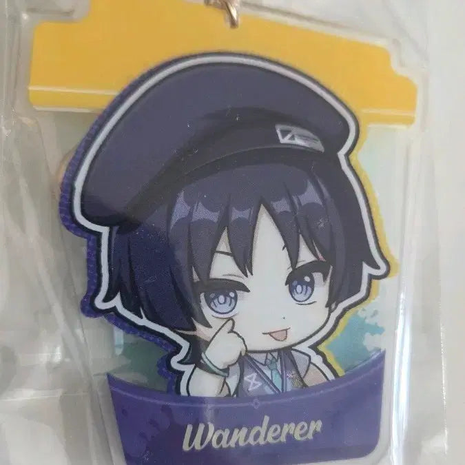 [BUNJANG] Genshin Impact Wanderer Acrylic Keyring / 원신 방랑자 메가커피 콜라보