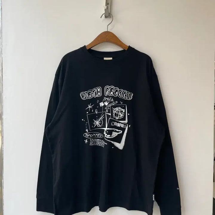 [BUNJANG] PLAVE BIRTH PROCESS Long Sleeve T-Shirt / (새상품) 플레이브 BIRTH PROCESS 긴팔티셔츠 M