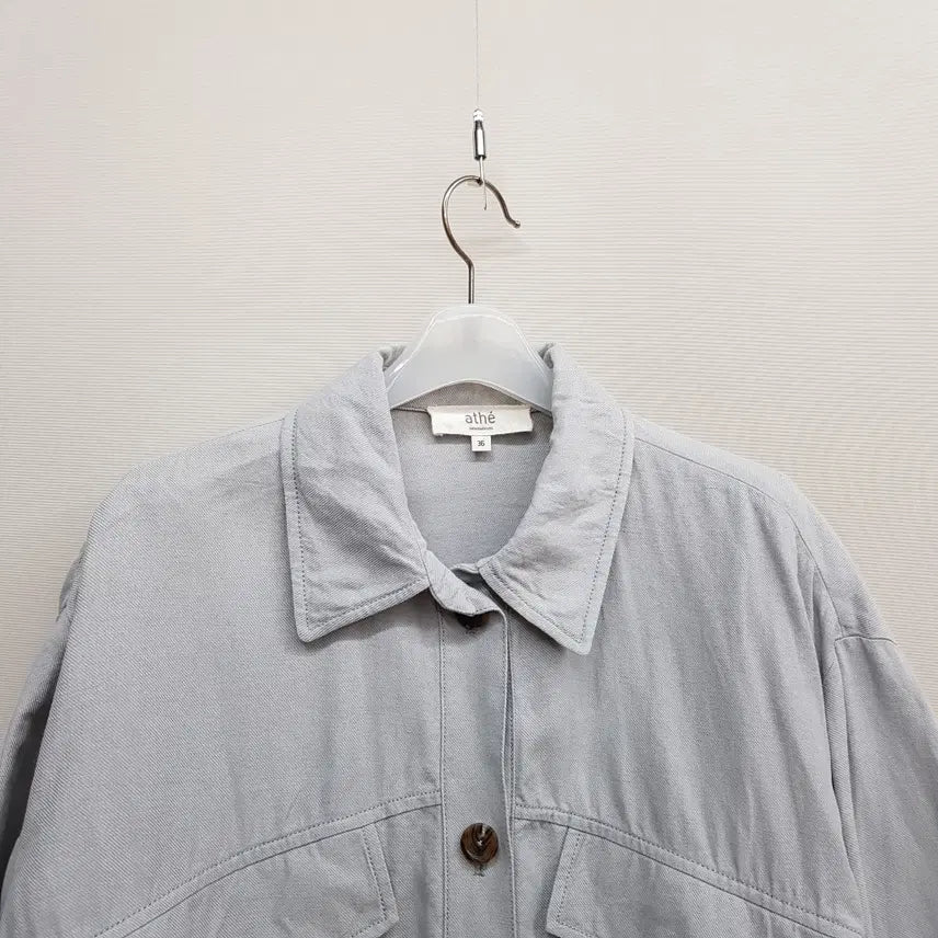 [BUNJANG] A.T. Corner Cotton Blend Shirt Jacket / 아떼 2021 코튼 블렌드 셔츠 자켓 36사이즈
