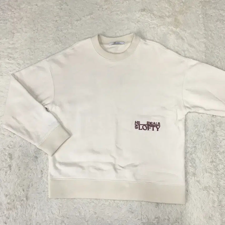 [BUNJANG] ZIO SONGZIO White Logo Sweatshirt / 지오송지오 백로고 맨투맨 DD16