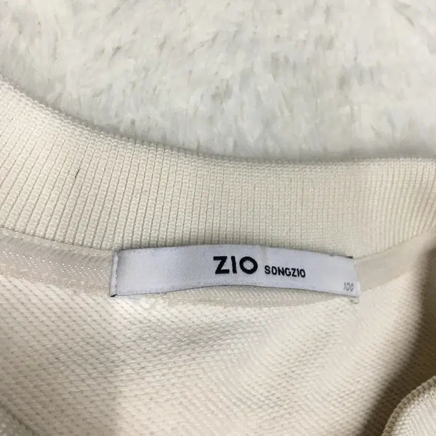 [BUNJANG] ZIO SONGZIO White Logo Sweatshirt / 지오송지오 백로고 맨투맨 DD16