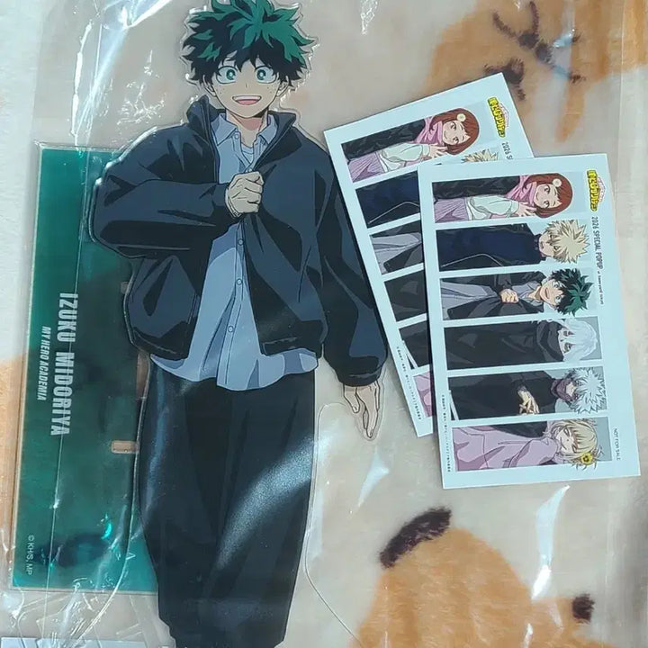 [BUNJANG] My Hero Academia Base Yard Tokyo Midoriya Mega Acrylic Stand + POB Postcard / 히로아카 베이스야드 도쿄 미도리야 메가아크릴+특전카드 나히아