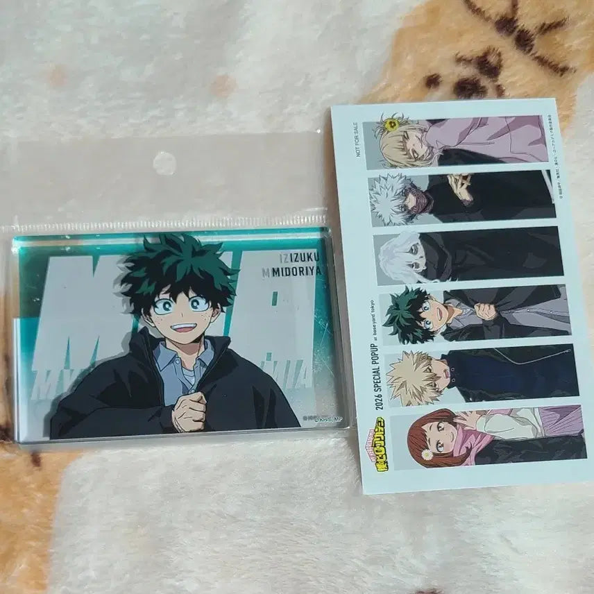 [BUNJANG] My Hero Academia Baseyard Tokyo Midoriya Acrylic Block / 히로아카 베이스야드 도쿄 미도리야 아크릴블록 나히아