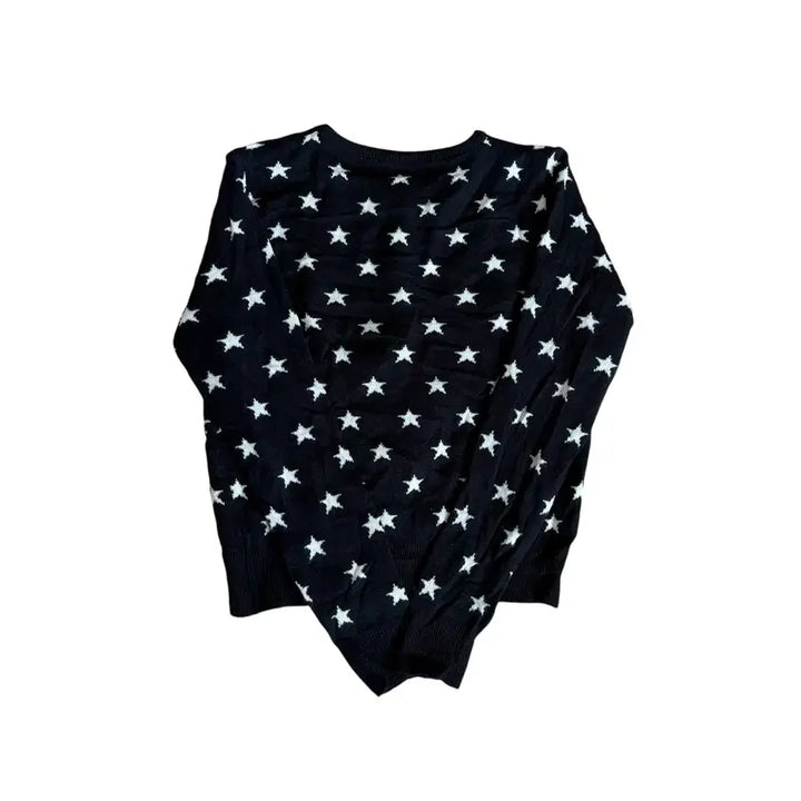 [BUNJANG] Vintage Star Dot Cardigan / Vintage star 별 도트 가디건