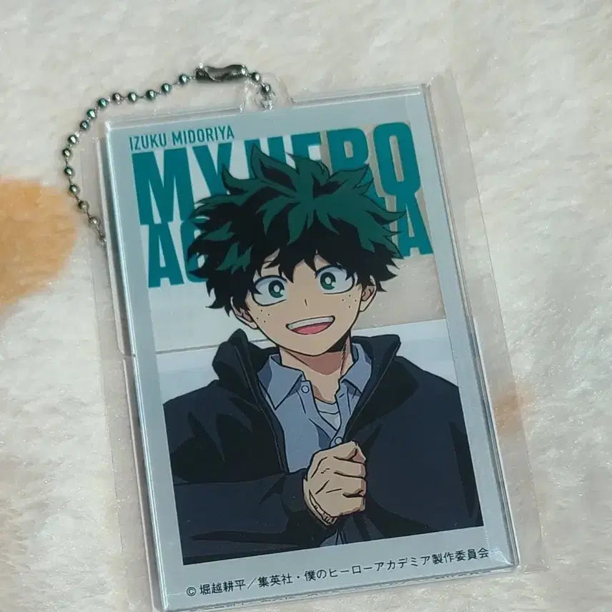 [BUNJANG] My Hero Academia Baseyard Tokyo Midoriya Tag Acrylic Keyring / 히로아카 베이스야드 도쿄 미도리야 태그 아크릴 키링 나히아