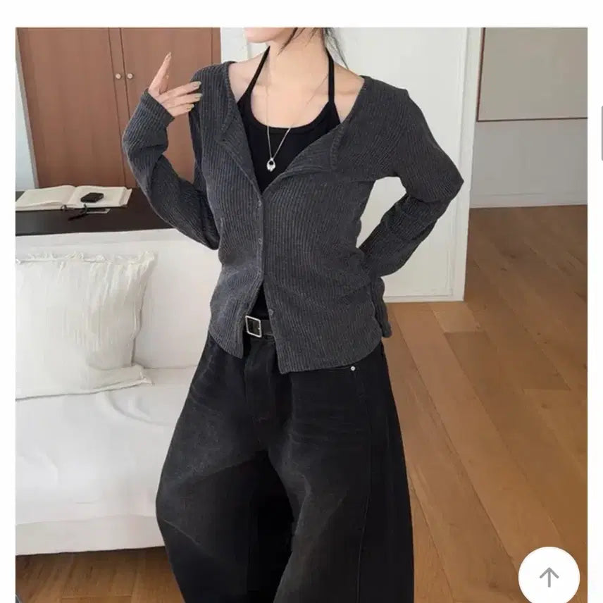 [SOLD OUT] 에이블리 통통 가디건 세트 빅사이즈