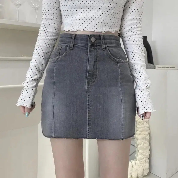 [BUNJANG] Vintage Denim Mini Skirt M / 빈티지 데님 스커트 M