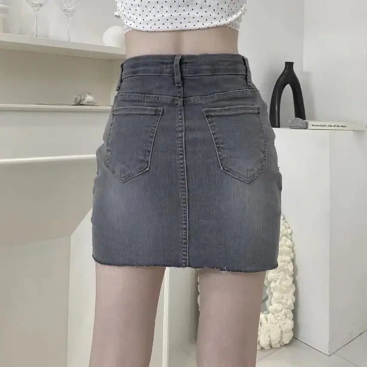 [BUNJANG] Vintage Denim Mini Skirt M / 빈티지 데님 스커트 M