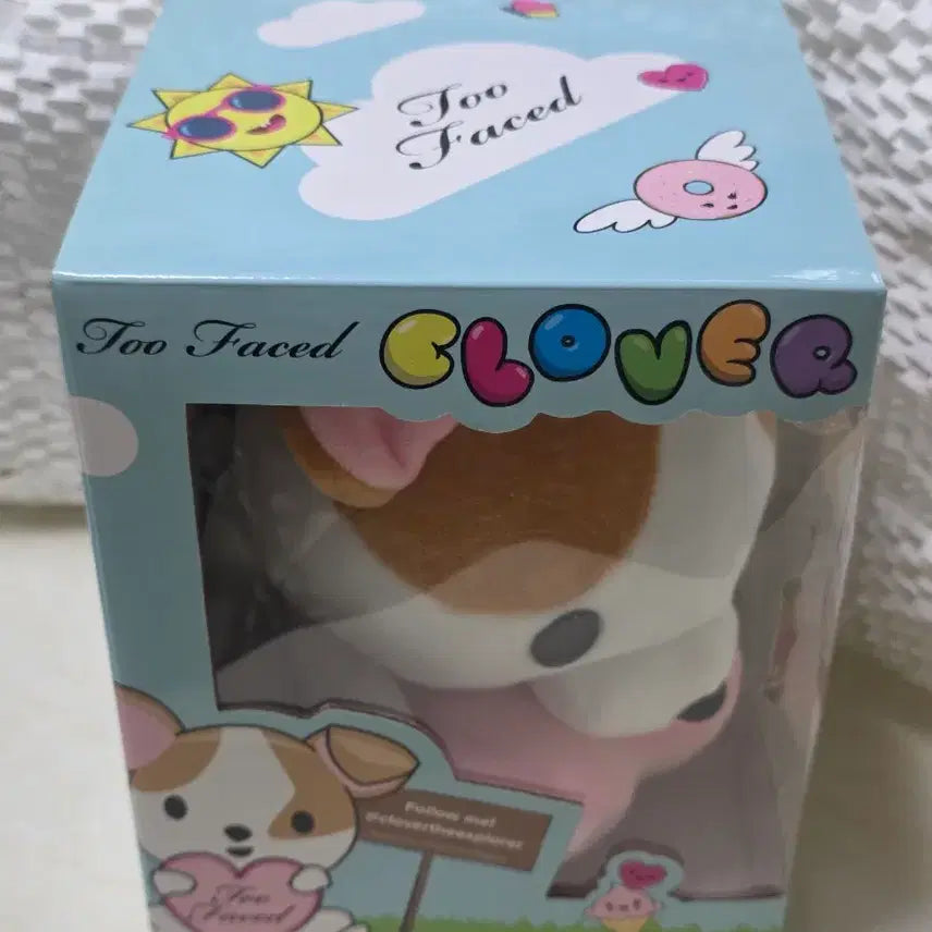 [BUNJANG] Too Faced Clover Dog Mascot Limited Edition Plush / 투페이스드 마스코트(한정판)클로버 강아지 인형