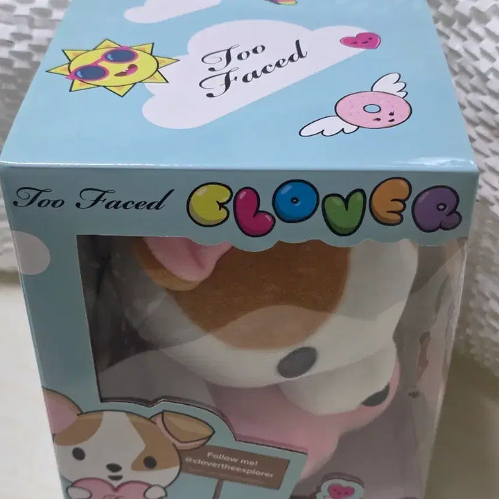 [BUNJANG] Too Faced Clover Dog Mascot Limited Edition Plush / 투페이스드 마스코트(한정판)클로버 강아지 인형