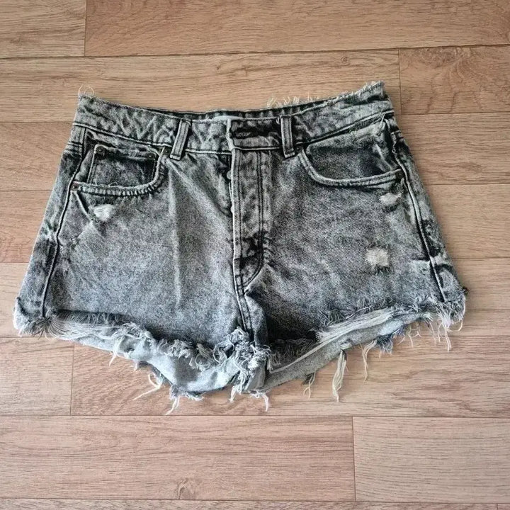[BUNJANG] ZARA Denim Washed Shorts / [자라] 데님 반바지/ 워싱 숏팬츠/흑청