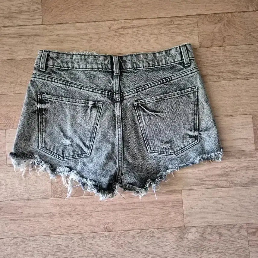 [BUNJANG] ZARA Denim Washed Shorts / [자라] 데님 반바지/ 워싱 숏팬츠/흑청