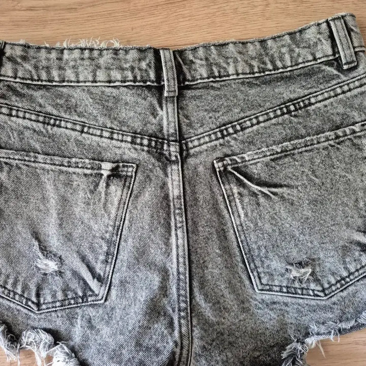 [BUNJANG] ZARA Denim Washed Shorts / [자라] 데님 반바지/ 워싱 숏팬츠/흑청