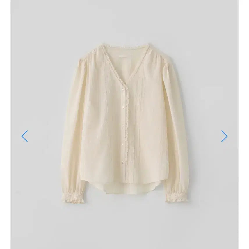 [BUNJANG] Tanat Ethn Lace Blouse (Cream) / 타낫 Ethn lace blouse (cream) 이든 블라우스