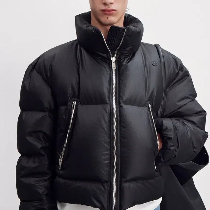 [BUNJANG] RECTO Shining Goose Down Padded Jacket S / [S] 렉토 샤이닝 구스다운 패딩