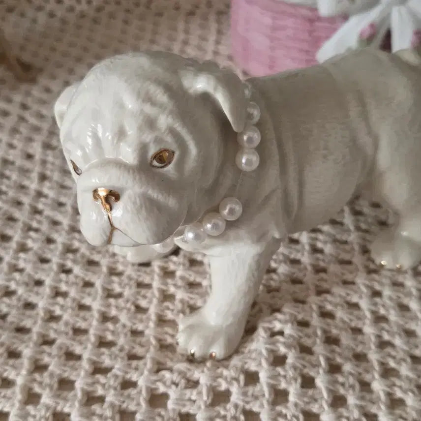 [BUNJANG] Lenox Bulldog Figurine / 레녹스 불독 강아지 피규어