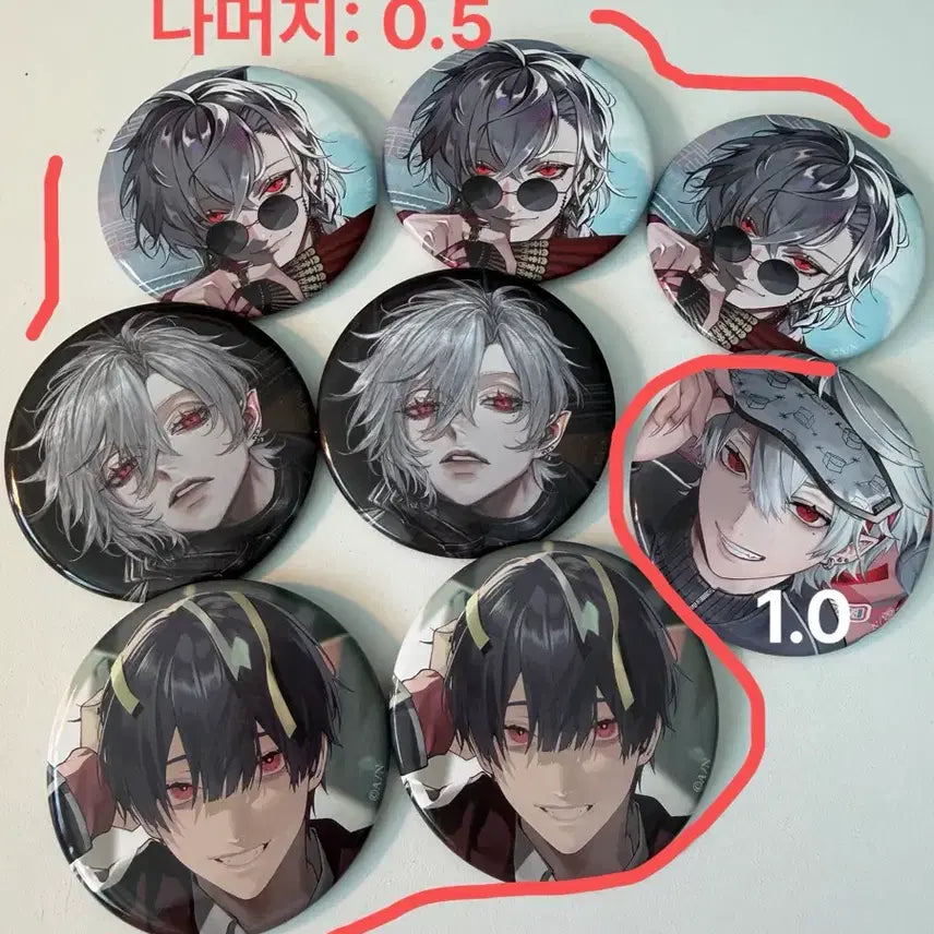 [BUNJANG] Nijisanji Kuzuha Birthday Badge / 니지산지 쿠즈하 생일 캔뱃지 판매