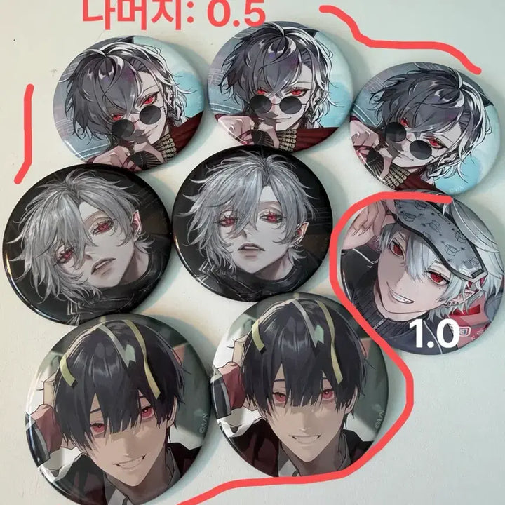[BUNJANG] Nijisanji Kuzuha Birthday Badge / 니지산지 쿠즈하 생일 캔뱃지 판매