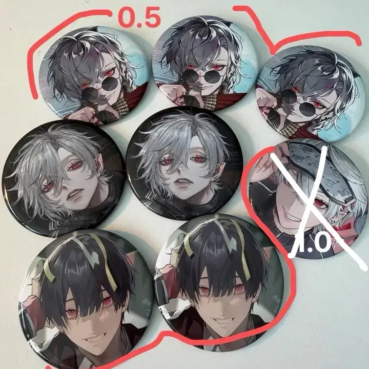 [BUNJANG] Nijisanji Kuzuha Birthday Badge / 니지산지 쿠즈하 생일 캔뱃지 판매
