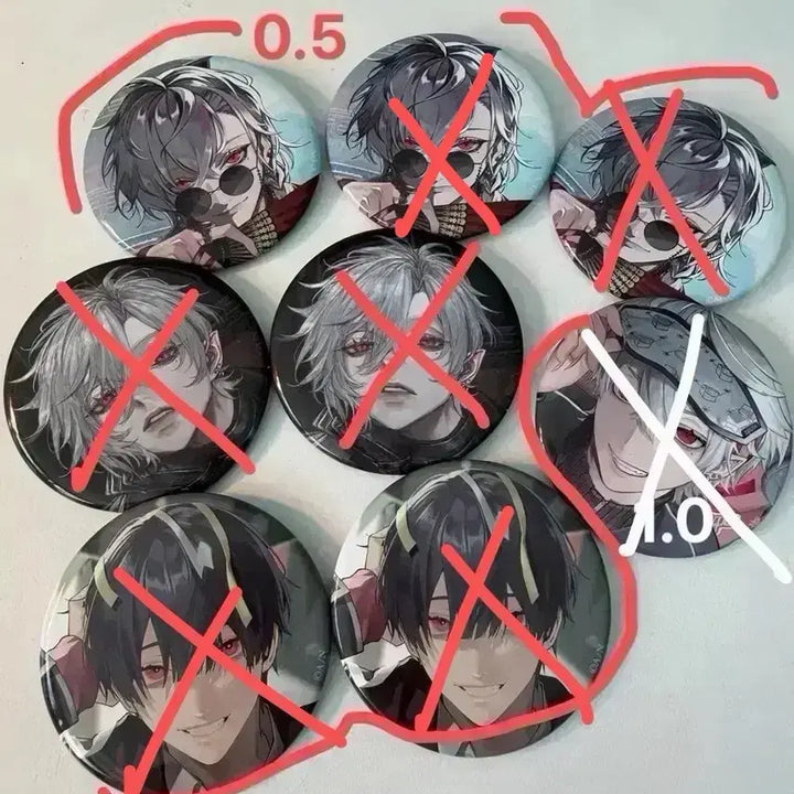 [BUNJANG] Nijisanji Kuzuha Birthday Badge / 니지산지 쿠즈하 생일 캔뱃지 판매