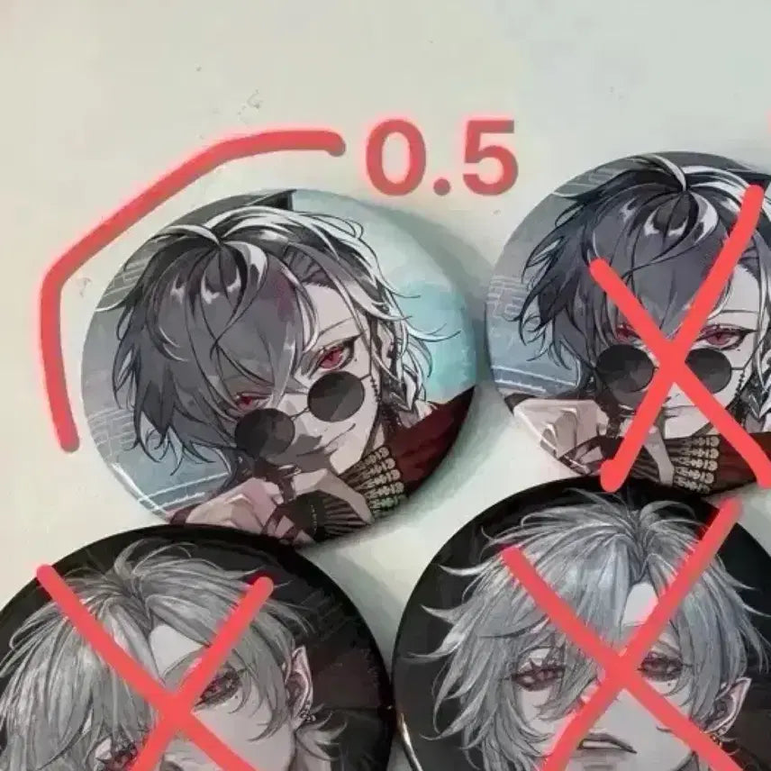 [BUNJANG] Nijisanji Kuzuha Birthday Badge / 니지산지 쿠즈하 생일 캔뱃지 판매