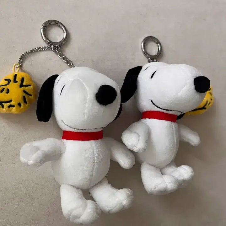 [SOLD OUT] Snoopy 스누피 백참 키링 인형 2개 셋트