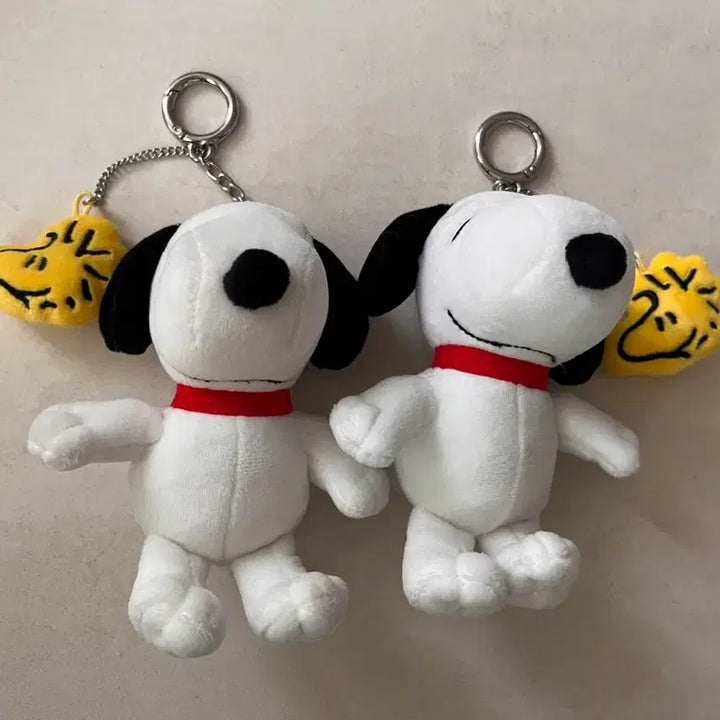 [SOLD OUT] Snoopy 스누피 백참 키링 인형 2개 셋트