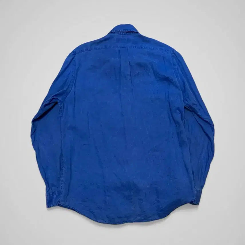 [BUNJANG] Polo Ralph Lauren Ocean Wash Linen Shirt / [M] 폴로 오션 워시 린넨 셔츠 블루