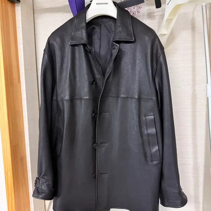 [SOLD OUT] 브라운야드 레더 카코트 6