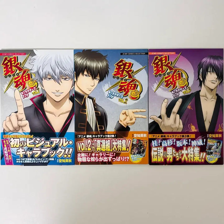 [BUNJANG] Gintama Anime Character Book First Edition Bundle Set / 일괄 ) 은혼 애니메이션 캐릭터북 초판 긴토키 타카스기 히지카타 만화책