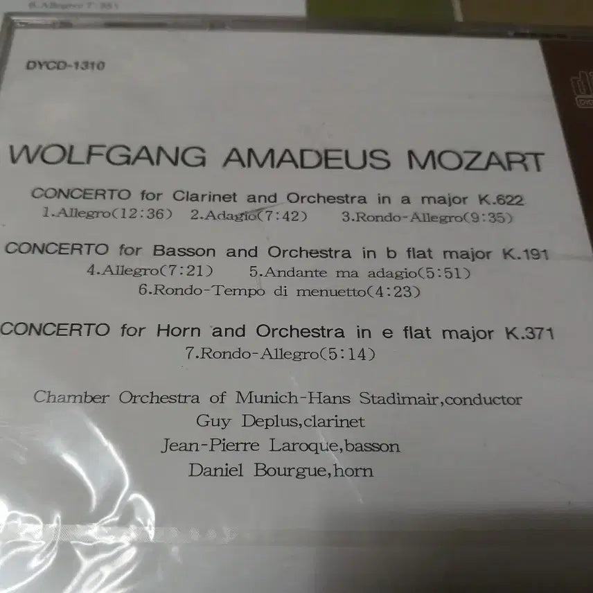 [BUNJANG] Unsealed Classical CD Bundle (Mozart, Beethoven, Mendelssohn, Haydn) / 미개봉 클래식cd 4종 일괄모차르트, 베토벤, 멘델스존, 하이든의