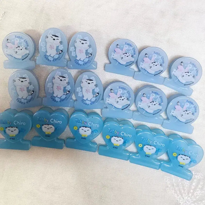 [BUNJANG] Vintage Barunson Clip Stationery Set / 바른손 집게 클립 고전문구 빈티지 핌핌 태비치로 개골구리 칩칩 위키