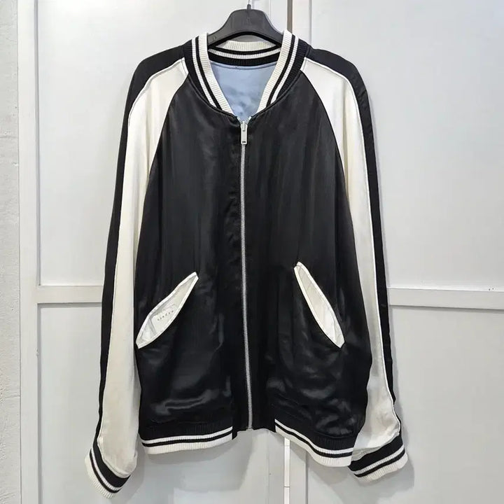 [SOLD OUT] 산드로 옴므 금붕어 자수 리버시블 스카잔 자켓 L (105)