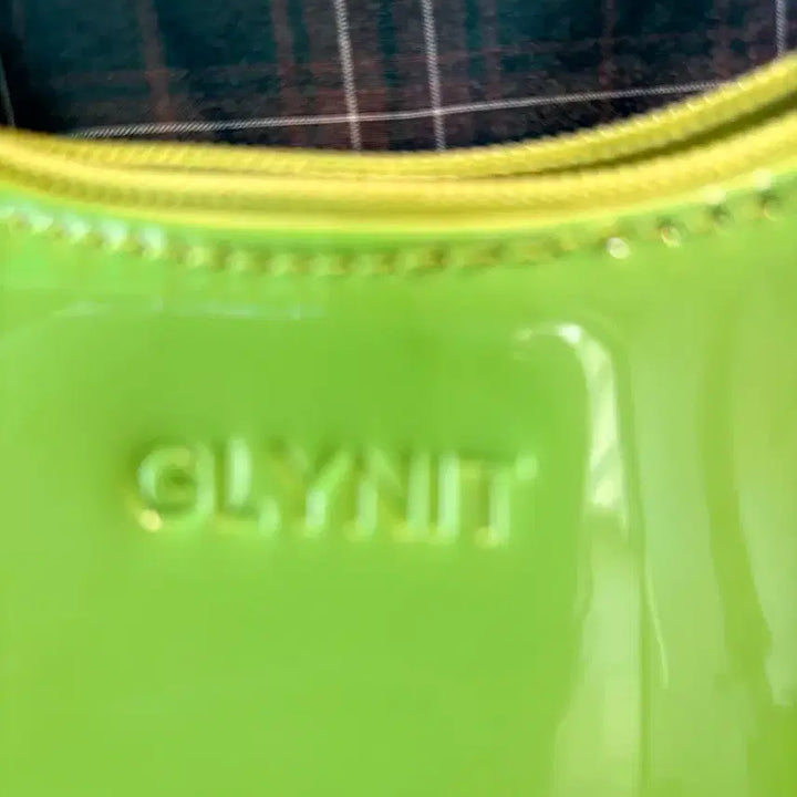 [BUNJANG] GLYNIT Lime Shoulder Bag / 글리닛 GLYNIT 라임색 숄더백