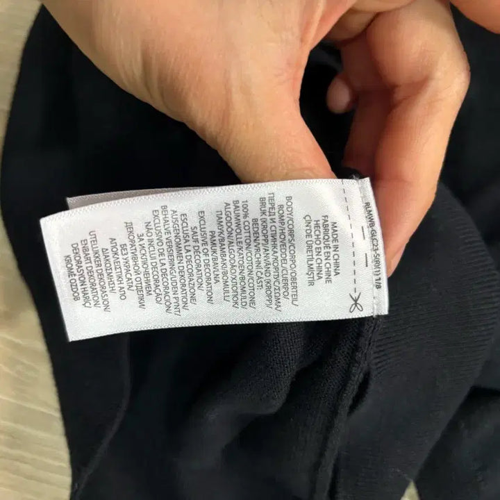 [SOLD OUT] 폴로 랄프로렌 카라넥 니트 블랙 M