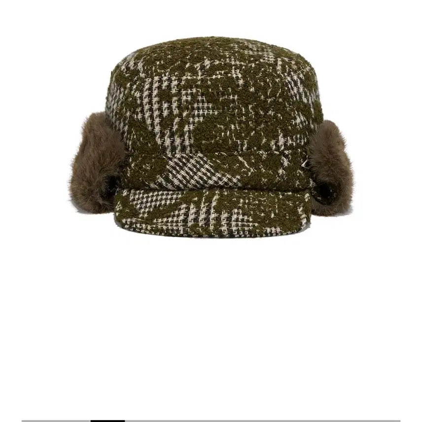 [BUNJANG] Mischief Tweed Trapper Hat / 미스치프 트위드 트래퍼햇 TWEED TRAPPER HAT
