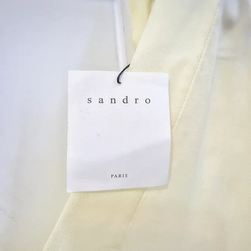 [BUNJANG] Sandro Silk Blouse / 산드로 실크(큐프라) 백리본 블라우스 새상품