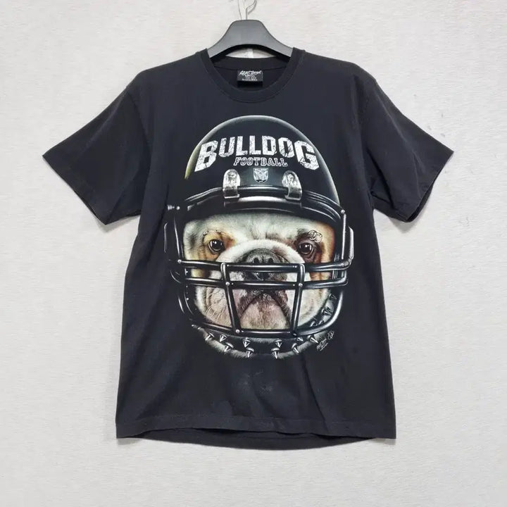 [BUNJANG] Rockchang Bulldog Print T-shirt (Men&